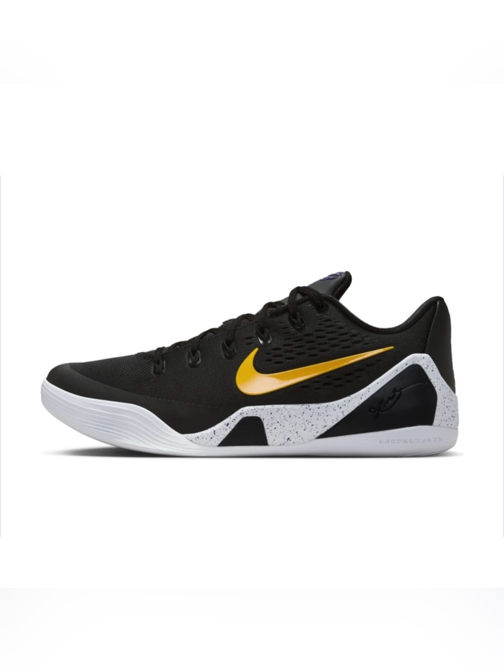 Men’s Size 8-8.5 Nike Kobe 9 EM Low Protro "Black University Gold" IH1401-002